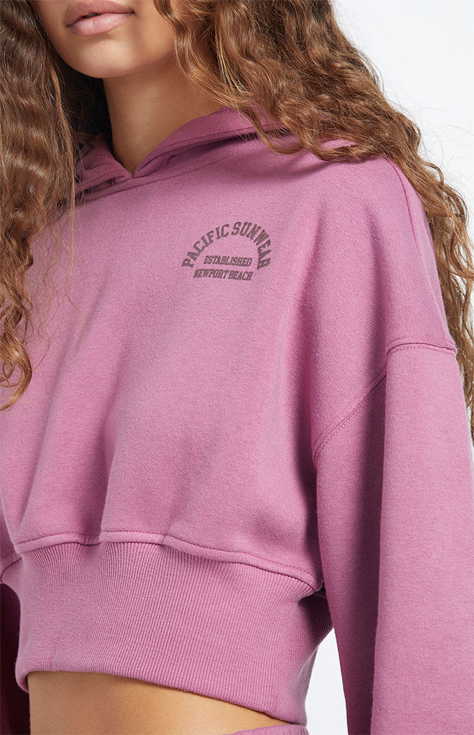 PacSun Newport Beach Cropped Hoodie PacSun