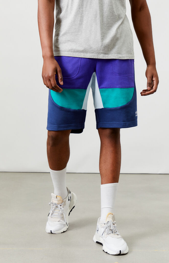 adidas colorblock shorts