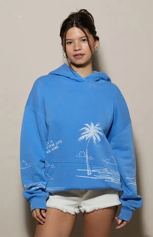 Beautiful Life Oversized Hoodie image number 2