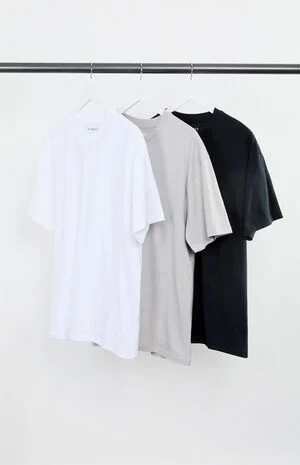 3 Pack Reese Solid Color T-Shirts image number 1