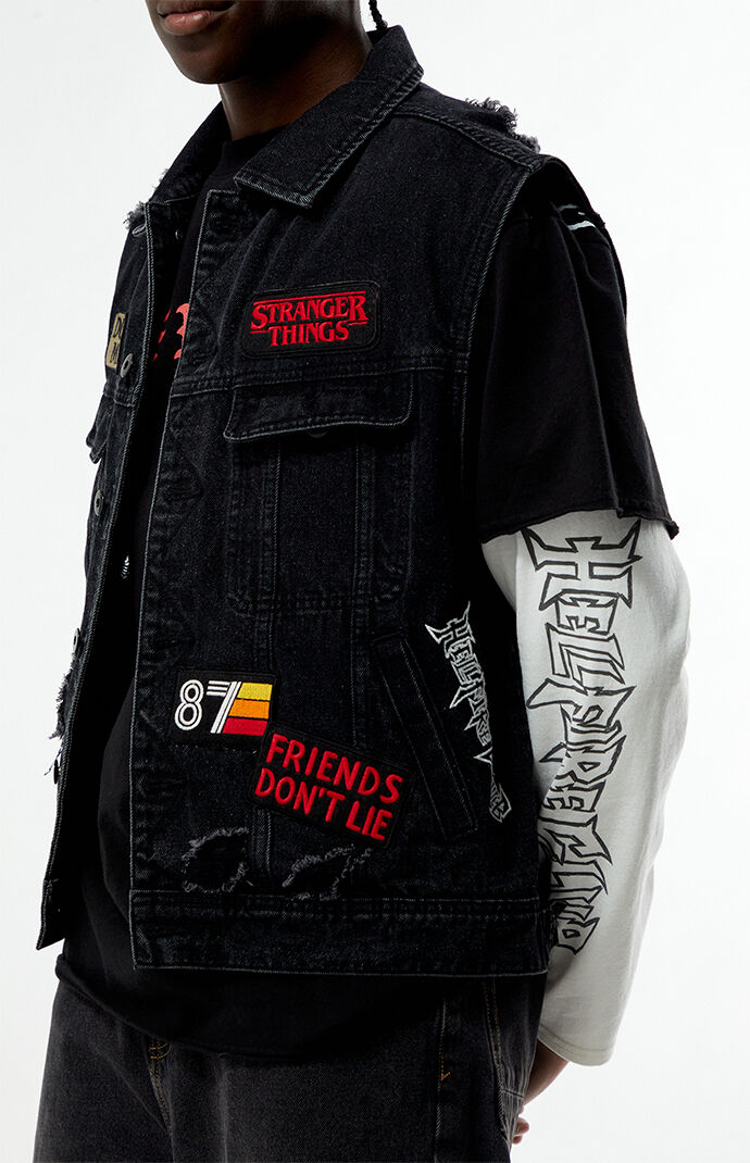Netflix x Stranger Things Dungeon Master Denim Vest | Pacsun
