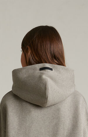 Kids Heather Grey Fleece Hoodie image number 5
