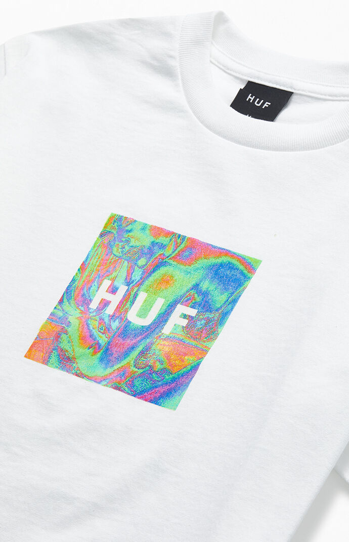 Huf Acid House Box Logo T Shirt Pacsun