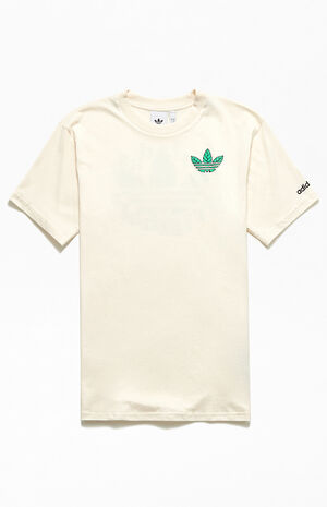 Organic Trefoil Leaves T-Shirt image number 2