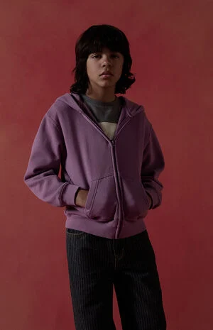 Blue Full Zip Hoodie image number 1