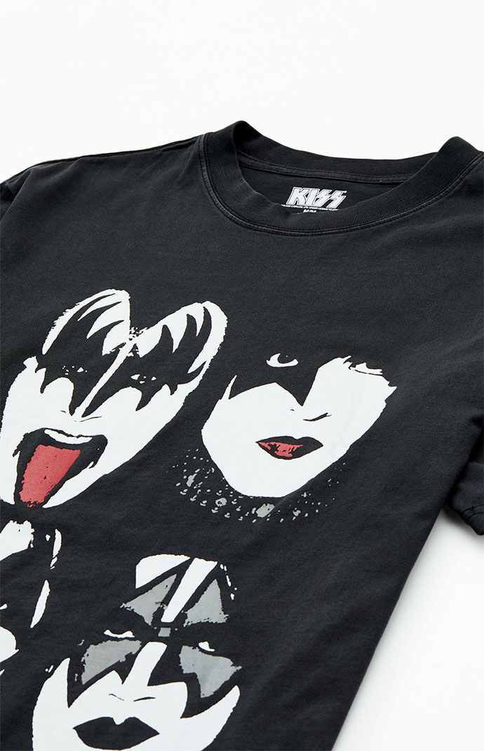 KISS バンドTシャツ ブラック KISS Tシャツ キッスTシャツ kiss ロックTシャツ バンドTシャツ