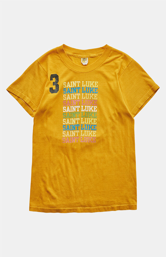 PS VINTAGE 80s Saint Luke  Baby Graphic T-Shirt