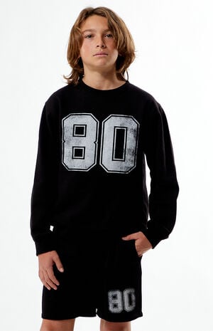 80 Black Crew Neck Sweatshirt image number 2