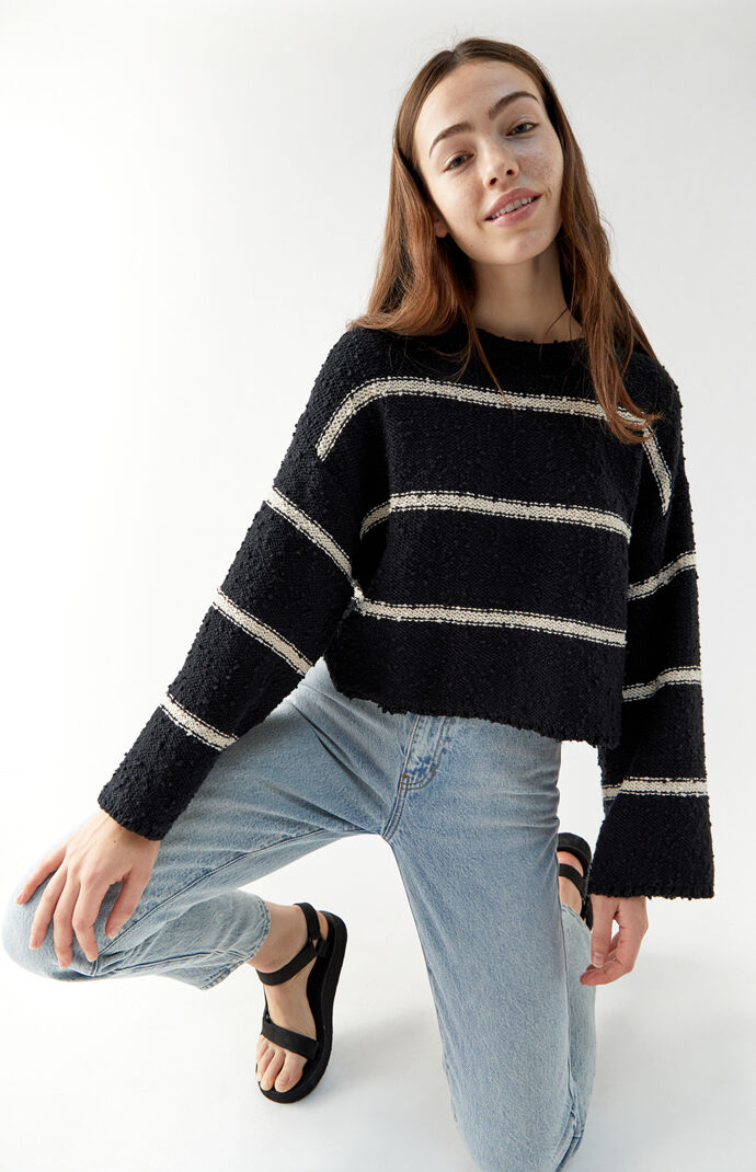 Lined Up Sweater