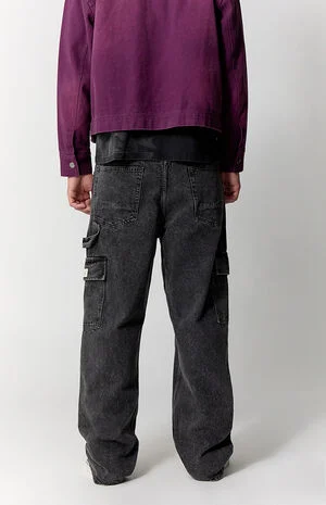 Dylan Baggy Jeans Cargo Carpenter Faded Black image number 4
