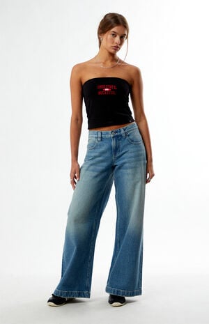 Ohio State Buckeyes Embroidered Tube Top image number 5