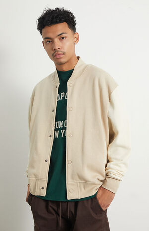 Fleece Varsity Jacket image number 1