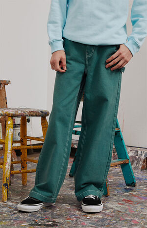 Eco Green Boyfriend Carpenter Jeans image number 1