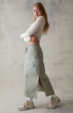 Cargo Midi Skirt image number 1