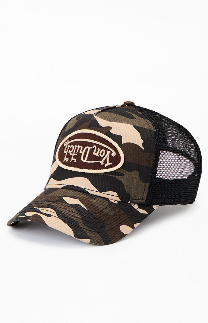 ★VON DUTCH★Travis Camo Trucker★送料・関税込★ Von Dutch Camo Trucker Hat | PacSun