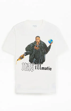 Nas Illmatic World in Hand T-Shirt image number 1