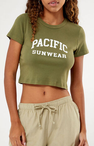 Olive Pacific Sunwear Baby T-Shirt image number 3