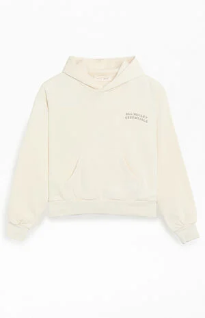 Women's Ivory '90s Fleece Hoodie image number 1