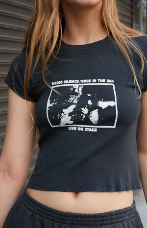 Radio Silence Cropped T-Shirt image number 2