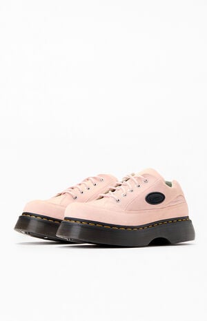 Women's Pink Buzz 5-Eye Leather Sneakers image number 2