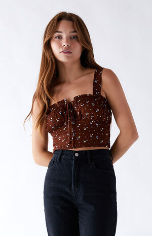 Keyhole Corset Top Keyhole Corset Top image number null