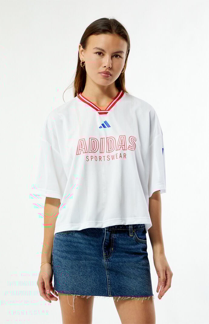 ★adidas★ House of Tiro Short Sleeve Tee JN7181 Jersey adidas House Of Tiro - adidas - Brands - Volleyball Wear