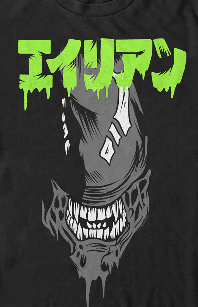 Big Face Kanji Alien vs. Predator T-Shirt