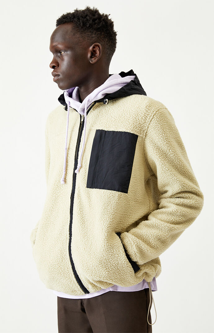Hooded Sherpa Zip Jacket