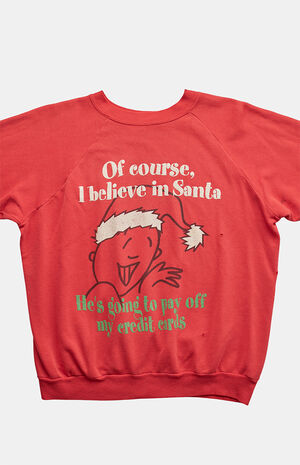 '90s Santa's Paying Crew Neck Sweatshirt image number 6