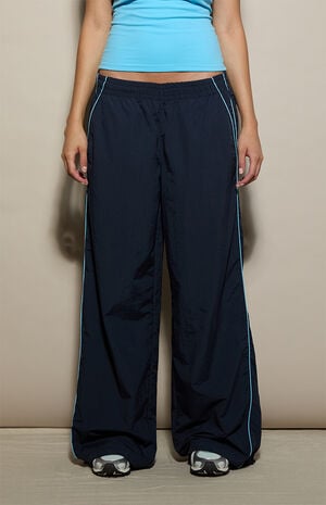 Nylon Baggy Track Pants image number 2