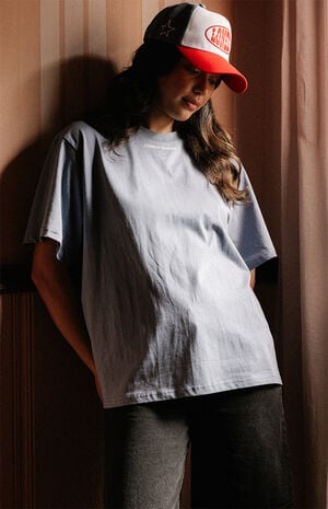 Light Blue Text Me When You Get Home T-Shirt image number 3