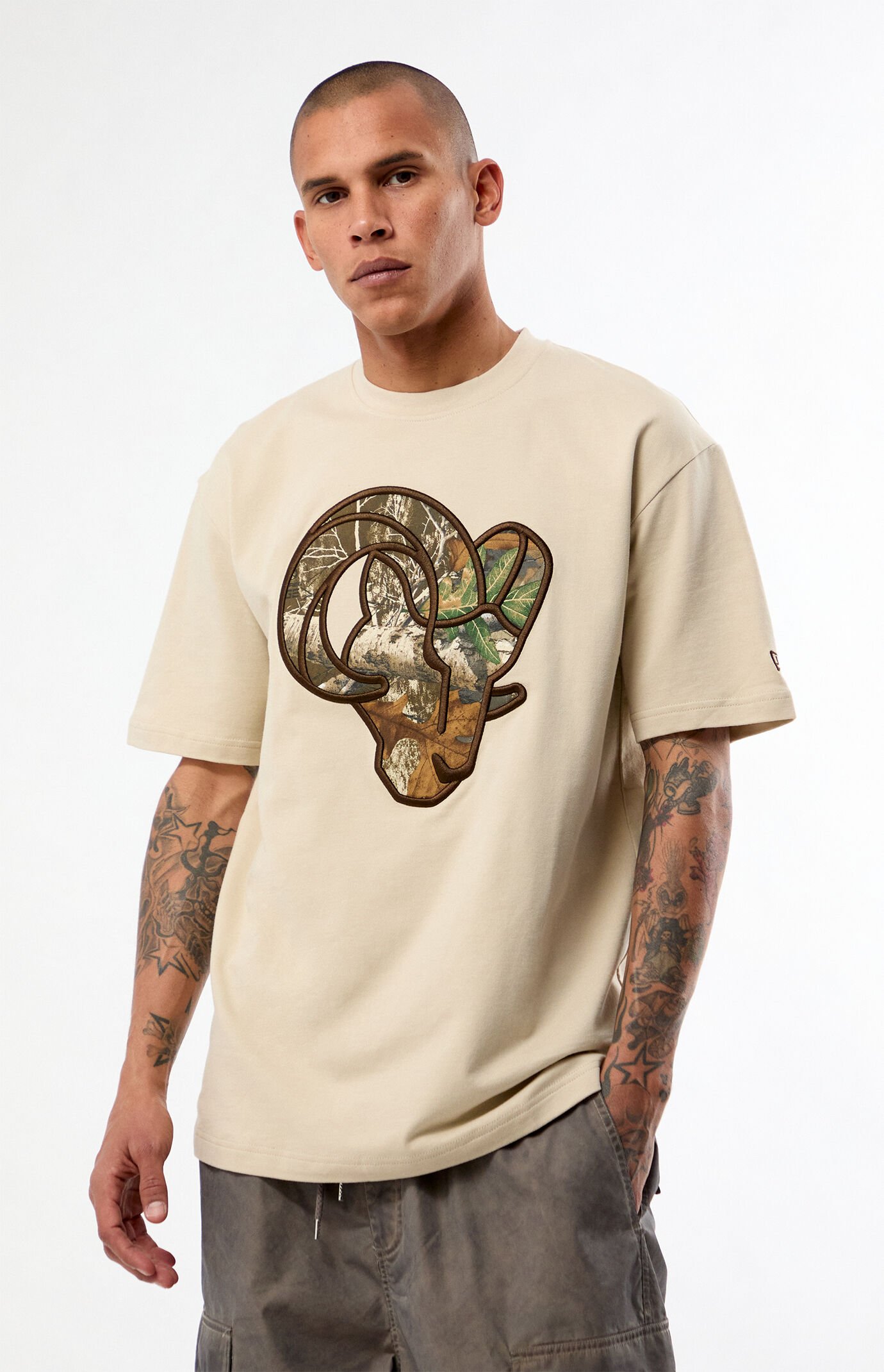 New Era LA Rams Real Tree Camo T-Shirt
