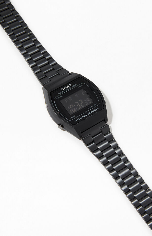 Casio Watches B640WB-1BVT Vintage All Black Watch | Pacsun