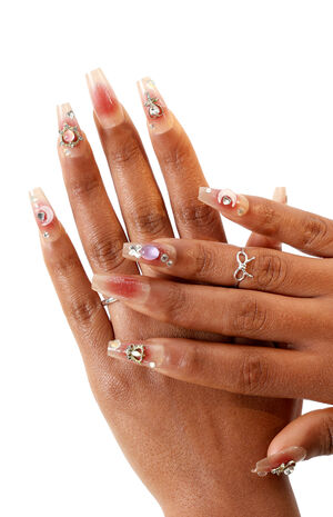 Celestial Moon Coffin Press-On Nails image number 4