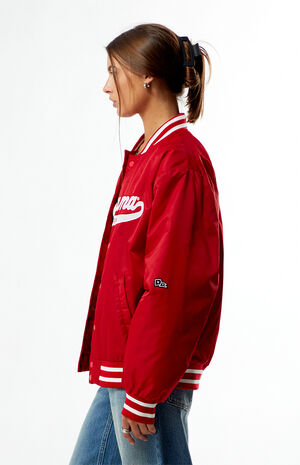 Alabama Crimson Tide A-Game Varsity Bomber Jacket image number 3
