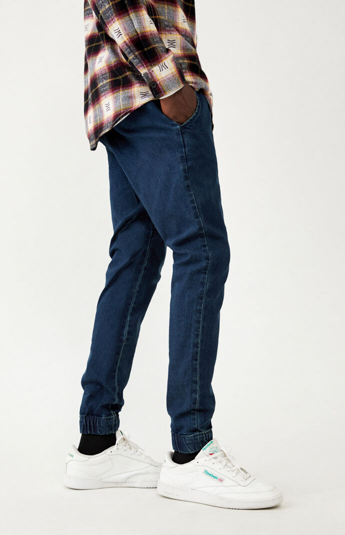 Vintage Denim Jogger Pants