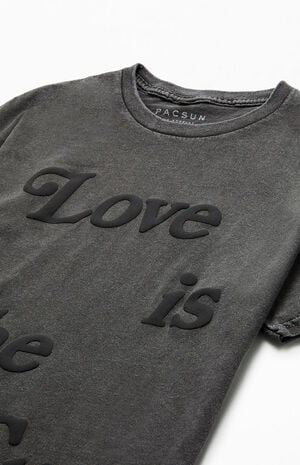 Love Is The Cure Puff Graphic T-Shirt image number 2