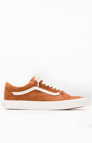 Brown Old Skool Suede Shoes image number 1