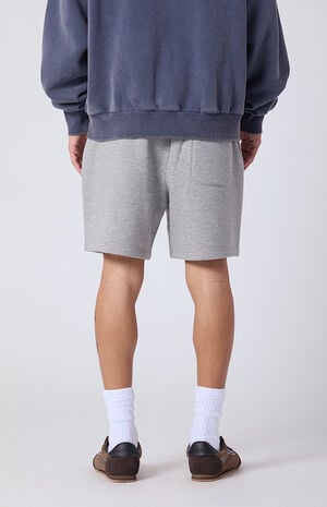 Fleece Grey Sweat Shorts image number 4