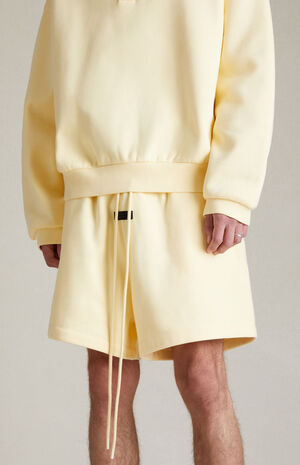 Garden Yellow Fleece Running Shorts image number 4