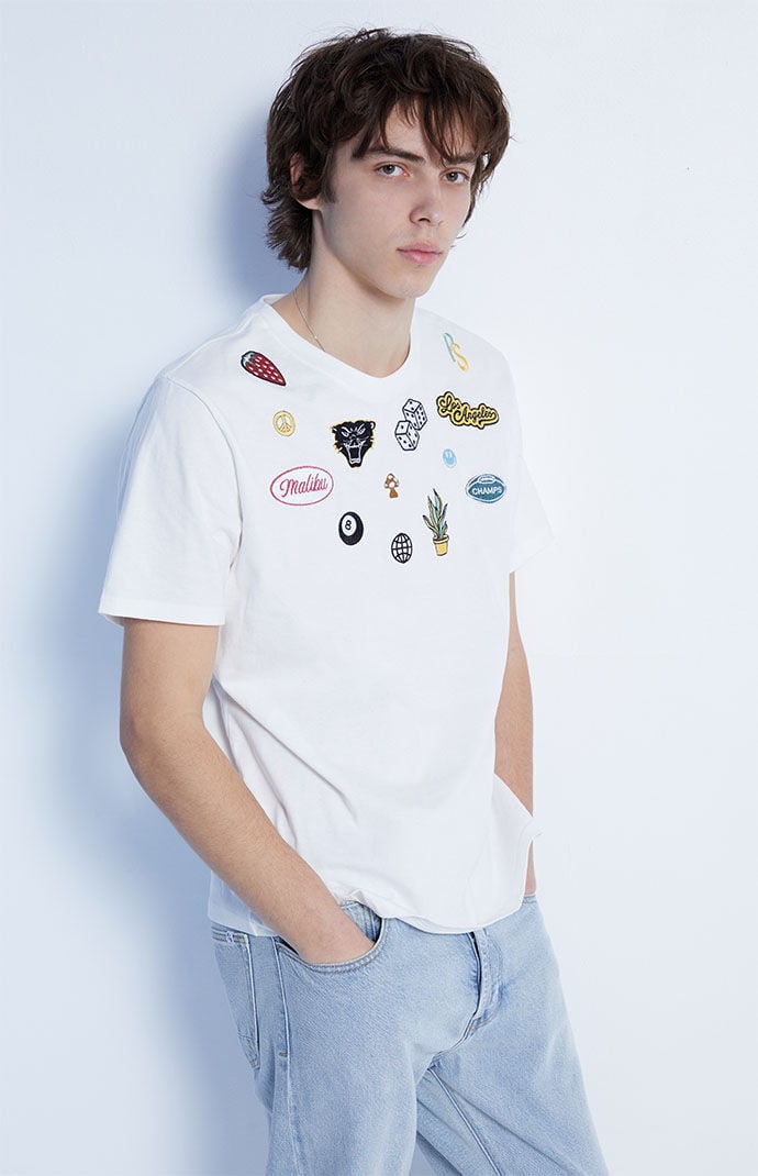 Tシャツ・カットソー [Picky S] logo pactch tee oversize Black Signature Icon Logo Boxy Fit Tee – Human Asterisk
