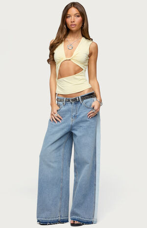 Miranda Twist Cutout Top image number 4