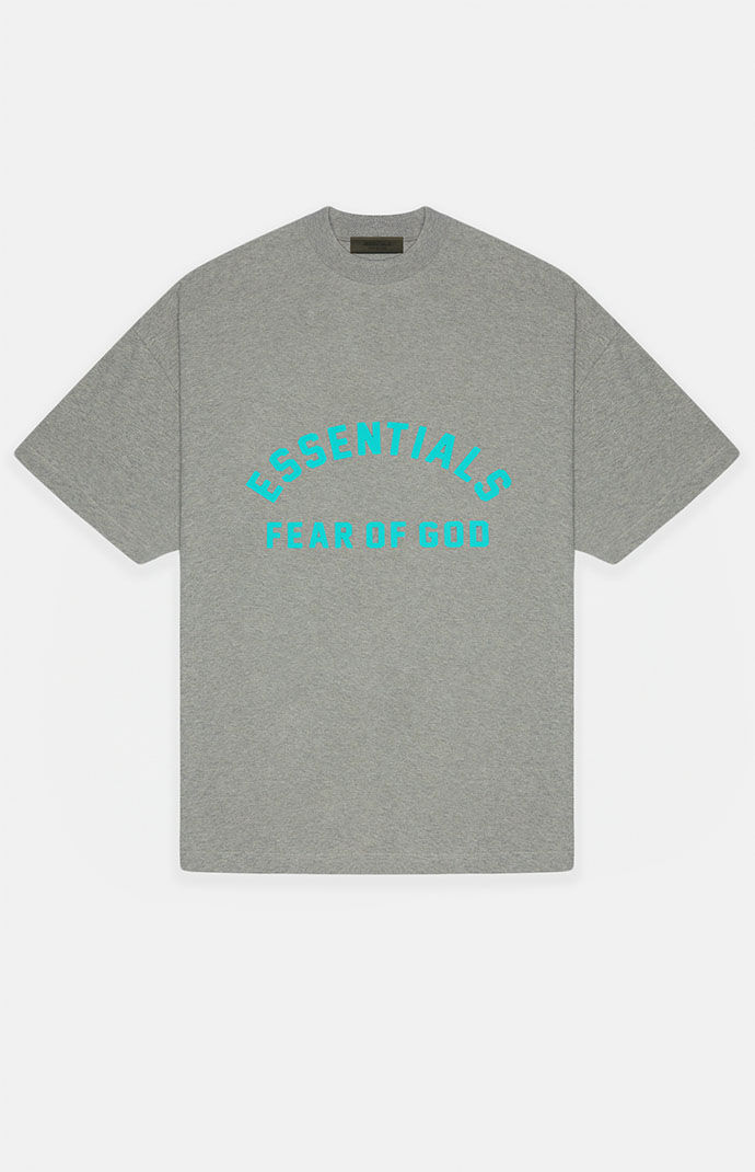 Tシャツ・カットソー Essentials Heavy Jersey SS T-Shirt Dark Heather Oatmeal Heavy Jersey S/S Tee - Dark Heather Oatmeal – Feature