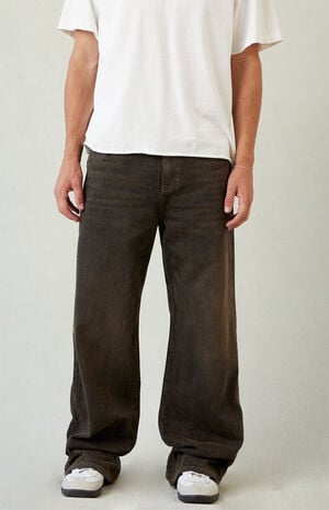 Blake Extreme Baggy Jeans Overdyed Brown image number 3