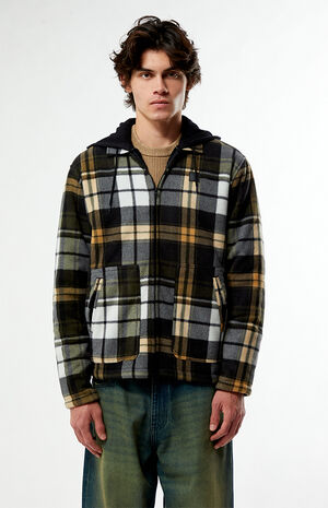 Easy Rider Hooded Sherpa Flannel Shirt image number 1