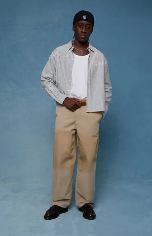 Chino Pants Baggy Khaki Pigment image number 1