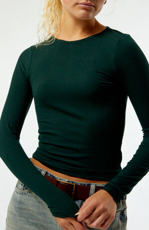 Queen Long Sleeve Cropped T-Shirt image number 2