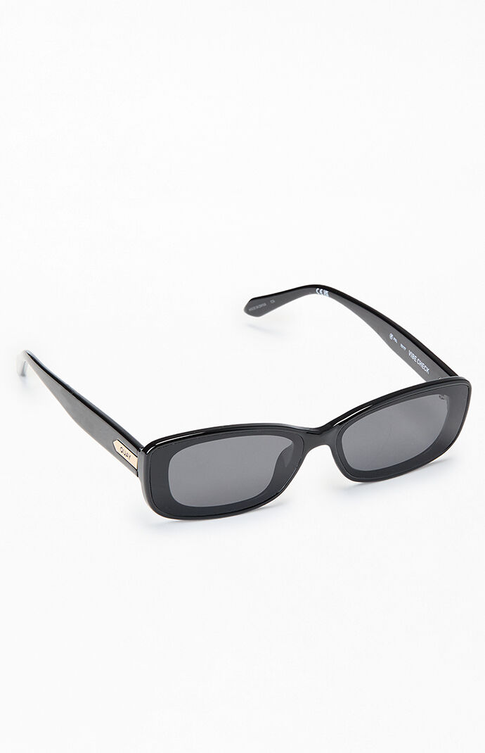 Quay Vibe Check Narrow Rectangle Sunglasses