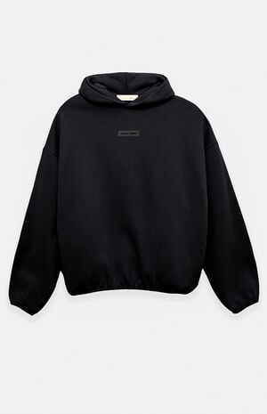 Jet Black Modern Fit Fleece Hoodie image number 1
