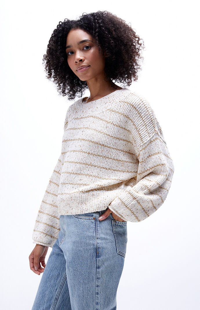 Free People: Starlight Pullover - Pearl Island Combo Small